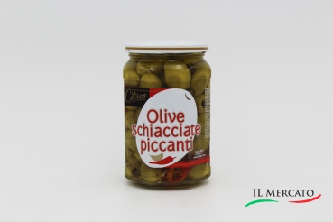 Olive schiacciate piccanti  - CITRES